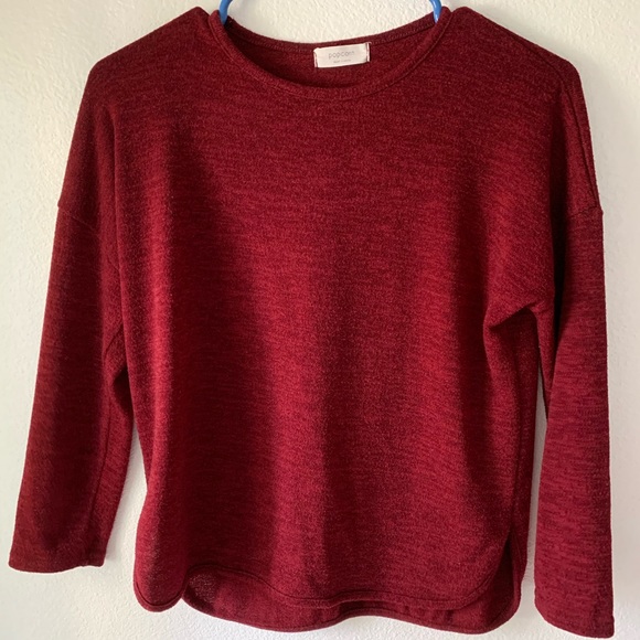 Red long sleeve t shirt - Picture 1 of 3